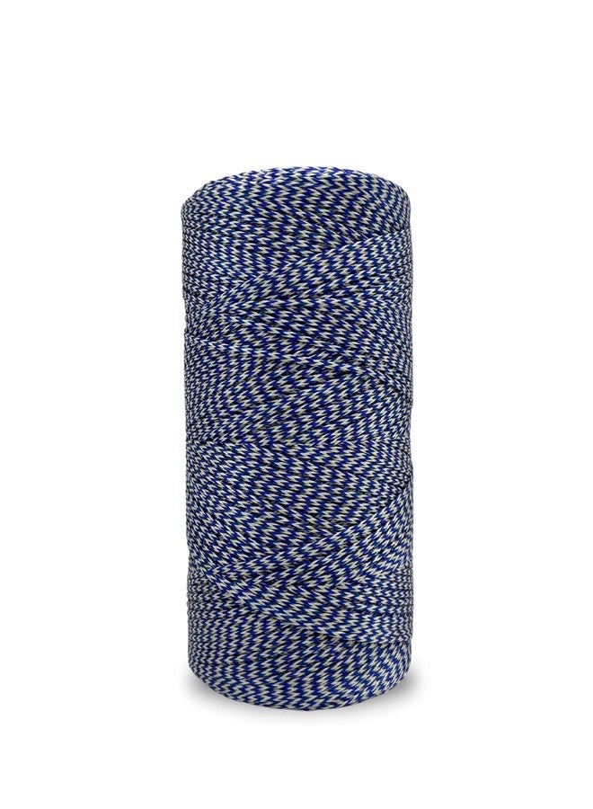 خيط جوت طبيعي من بوبيني، 1 مم، 100 متر، خيوط جوت ملونة للأعمال الفنية، والحرف اليدوية، وعرض الصور، والزينة، وتزيين الهدايا (مزيج أزرق)